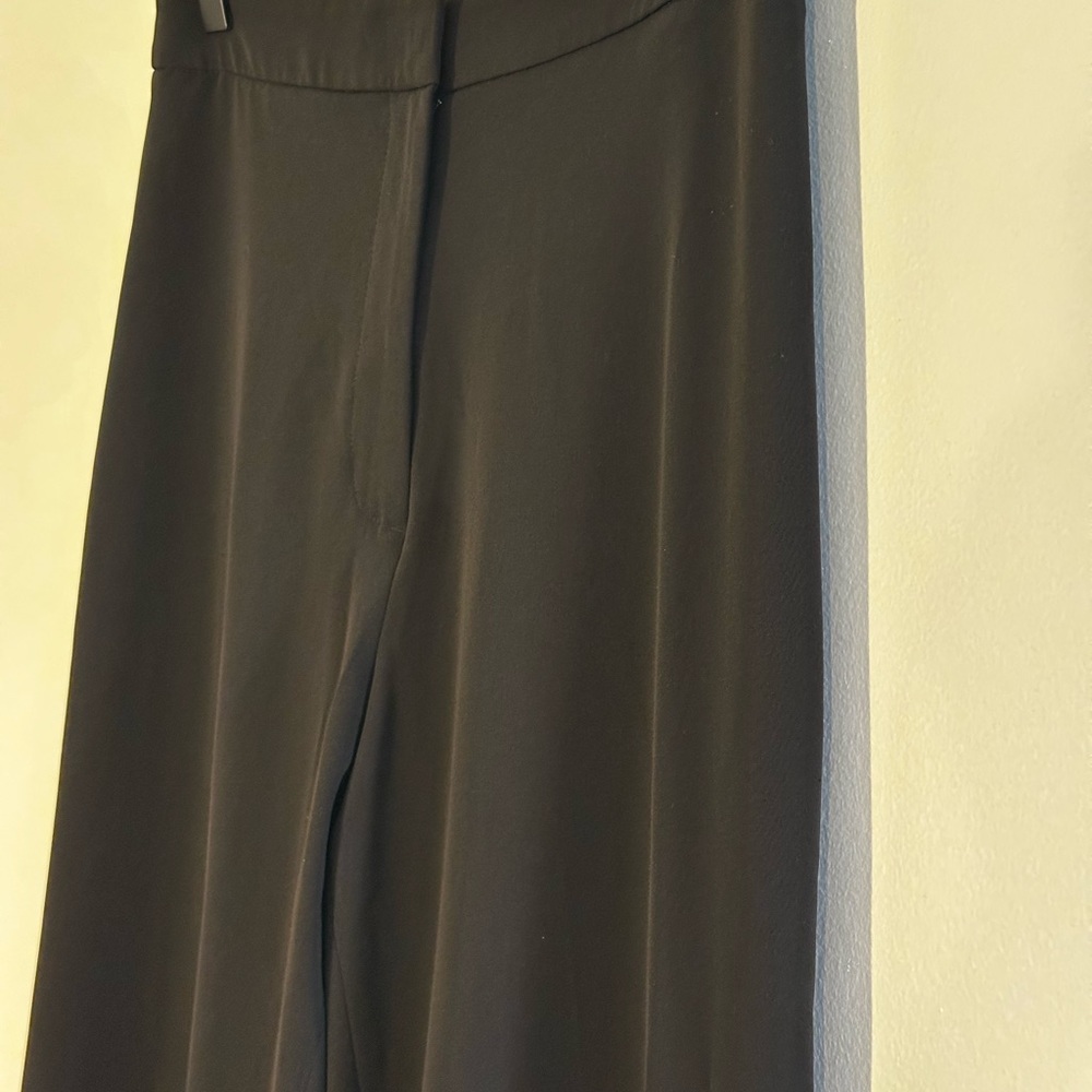H&M Black Wide Leg Pants High Waisted Flowing Design